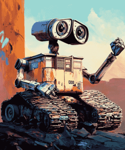 Aesthetic Wall E Animation Diamond Painting