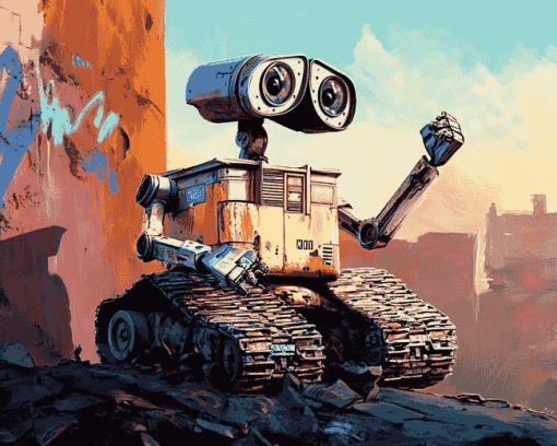 Aesthetic Wall E Animation Diamond Painting