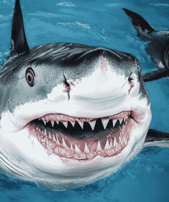 Aesthetic White Shark Diamond Painting