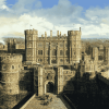 Aesthetic Windsor Castle Painting