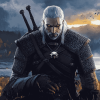 Aesthetic Witcher Video Game Diamond Painting