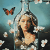 Aesthetic Woman Fantasy Diamond Painting