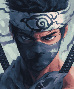 Aesthetic Zabuza Anime Diamond Painting