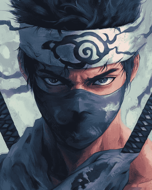 Aesthetic Zabuza Anime Diamond Painting