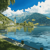 Aesthetic Zell Am See Lakes Diamond Painting