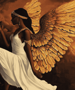 African Angelic Fantasy Diamond Painting