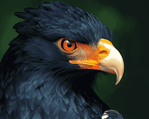 African Eagle Diamond Painting