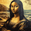 Afro Black Mona Lisa Diamond Painting