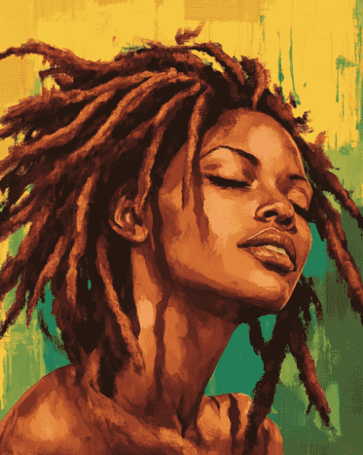 Afro Style Dreadlocks Diamond Painting