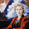 Agatha Christie Famous Women Diamond Painting