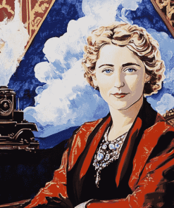 Agatha Christie Famous Women Diamond Painting