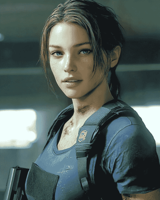 Agent Jill Valentine Resident Evil Diamond Painting