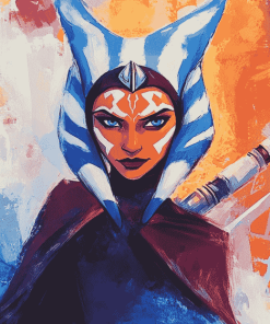 Ahsoka Tano Animated Movies Diamond Painting