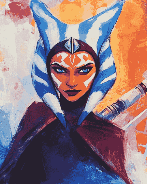 Ahsoka Tano Animated Movies Diamond Painting