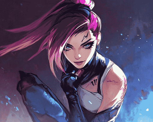 Akali League of Legends Diamond Painting