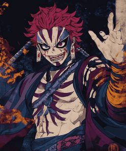 Akaza Kimetsu No Yaiba Diamond Painting