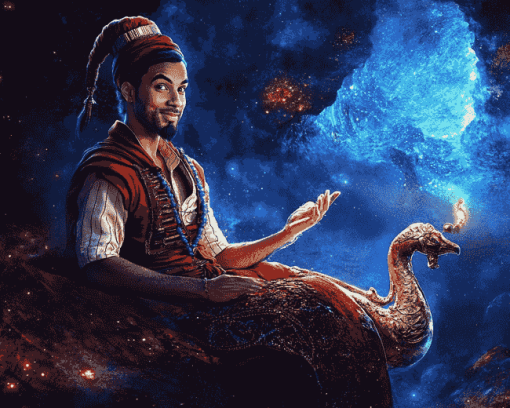 Aladdin 2019 Movie Magic Diamond Painting