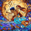 Aladdin Stained Glass Animation Diamond Painting