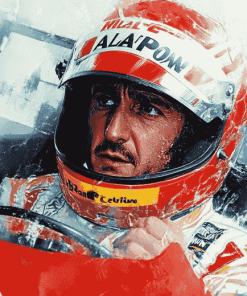 Alain Prost Nascar Driver Diamond Painting