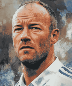 Alan Shearer Famous Footballer Diamond Painting