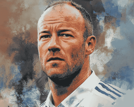 Alan Shearer Famous Footballer Diamond Painting