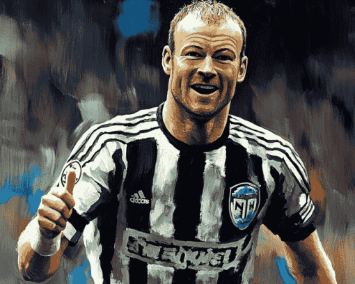 Alan Shearer Football Icon Diamond Painting