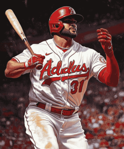 Albert Pujols Sports Legend Diamond Painting