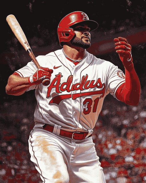 Albert Pujols Sports Legend Diamond Painting