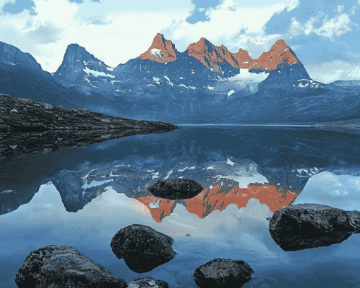 Alberta Tonquin Valley Reflections Diamond Painting