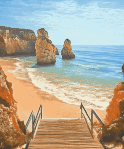 Algarve Portugal Beaches Diamond Painting