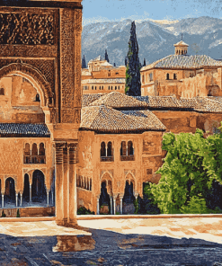 Alhambra Granada Spain Diamond Painting