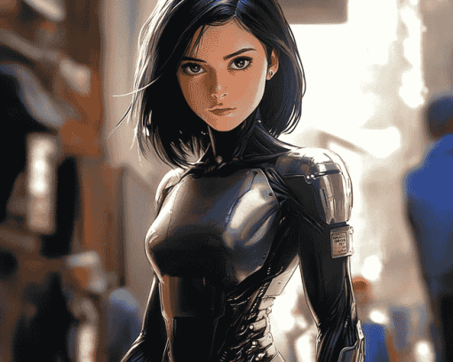 Alita Battle Angel Anime Diamond Painting