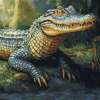 Alligator Reptile Diamond Painting