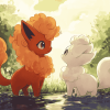 Alolan Vulpix Pokemon Diamond Painting