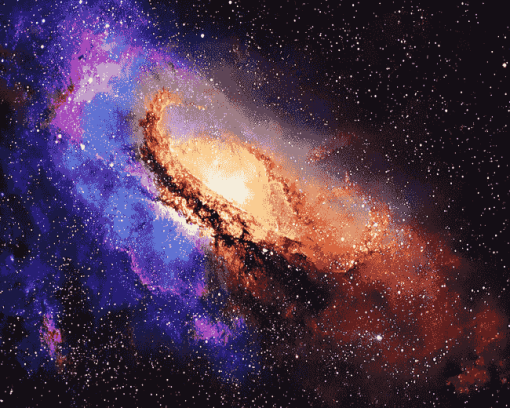 Amazing Colorful Galaxy Diamond Painting