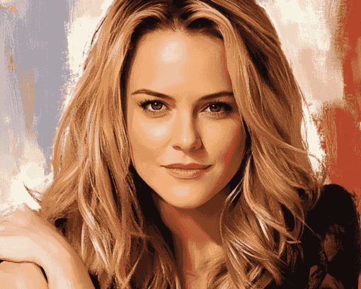 American Alicia Silverstone Diamond Painting