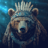 American Bears Animation Diamond Painting