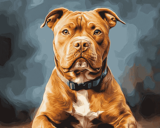 American Bully Puppy Diamond Painting