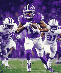 American Football Kansas State Diamond Painting