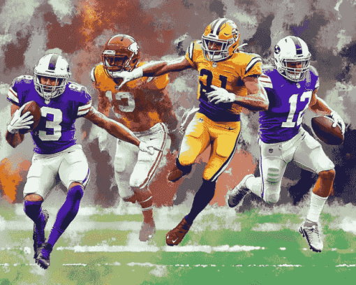 American Football in Minnesota Diamond Painting