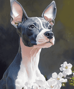 American Hairless Terrier Puppies Diamond Painting