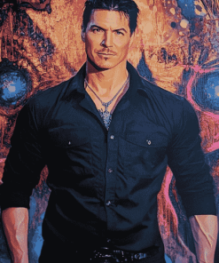 American Zak Bagans Celebrity Diamond Painting