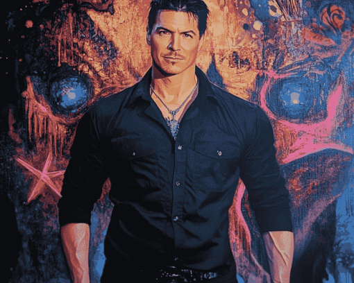 American Zak Bagans Celebrity Diamond Painting