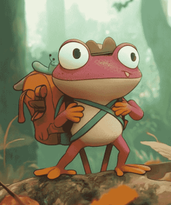 Amphibia Cartoon Characters Diamond Painting