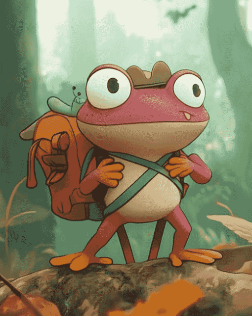 Amphibia Cartoon Characters Diamond Painting