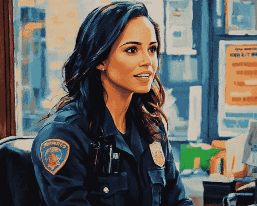 Amy Santiago Brooklyn 99 Series Diamond Painting