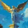 Angel Of Peace Monument Diamond Painting