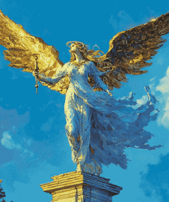 Angel Of Peace Monument Diamond Painting