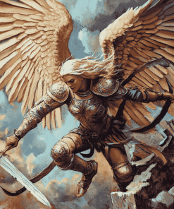 Angel of War Fantasy Diamond Painting