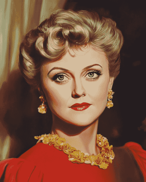 Angela Lansbury Famous Woman Diamond Painting